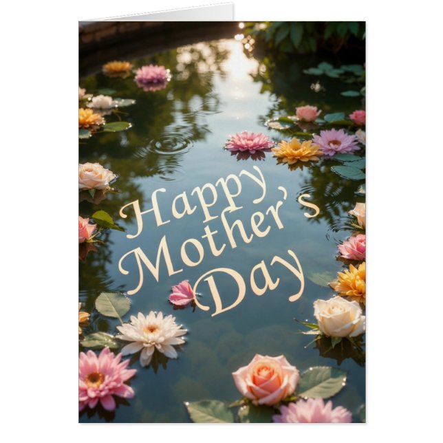 Happy Mother's Day Hälsningskort (Framsidan)