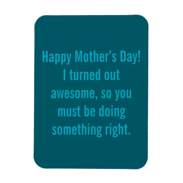 Happy Mothers Day Magnet (Vertikal)