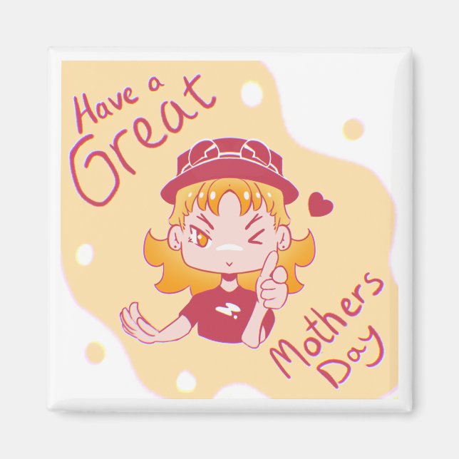 Happy Mothers day. Magnet (Framsidan)