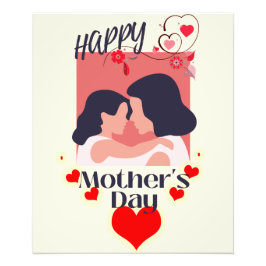 happy Mother's Day .   Photo Print Fototryck