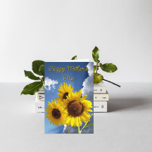 Happy Mother's Day Sunflower Trio Quote