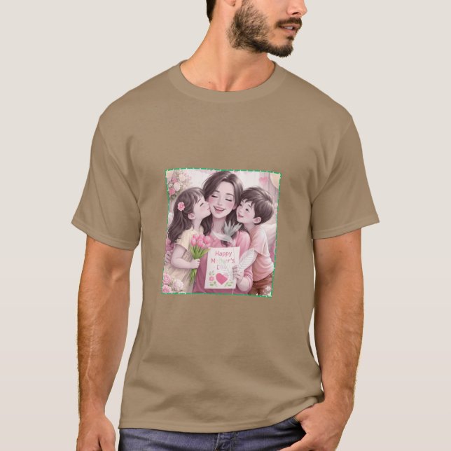 HAPPY MOTHERS' DAY T SHIRT (Framsida)