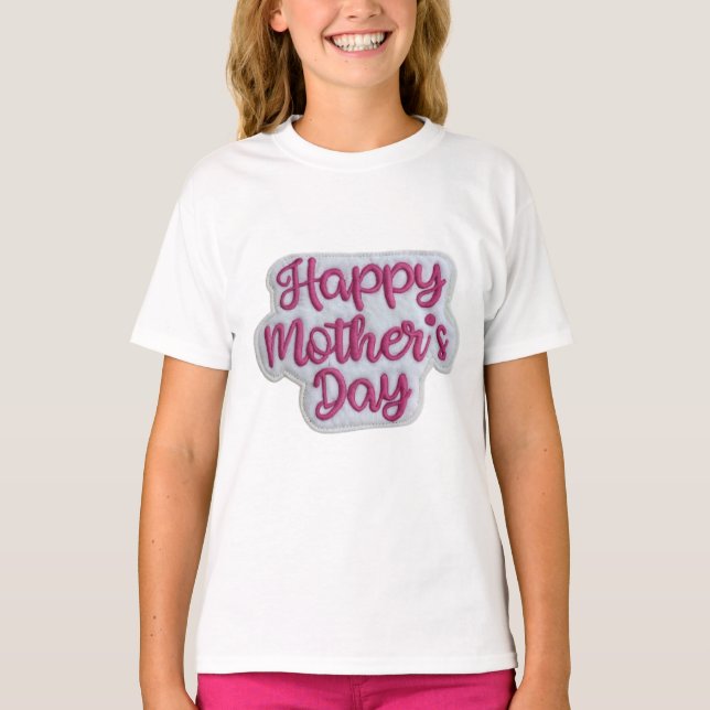 Happy Mother's Day T Shirt (Framsida)