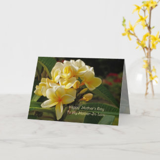 Happy Mother's Day To My Mother-In-law Kort