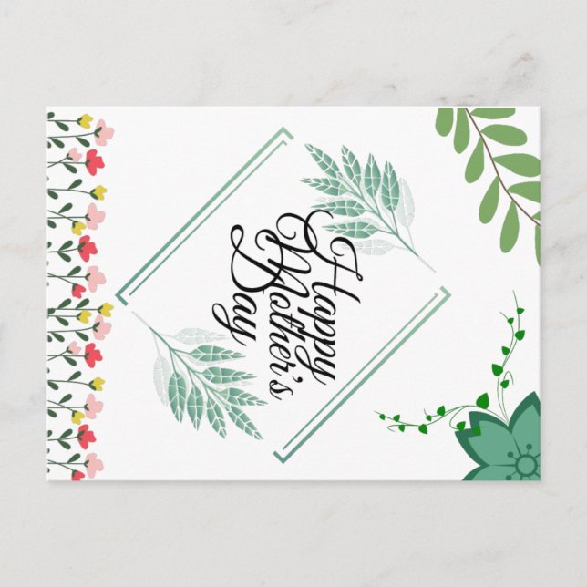 Happy Mother's Day Vykort (Framsida)