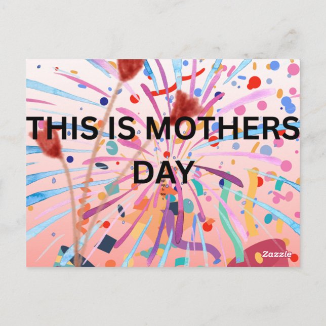 HAPPY MOTHERS DAY  VYKORT (Baksida)