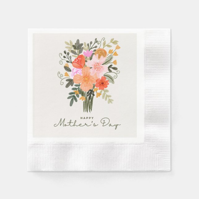 Happy mothersday pappersservett (Framsidan)