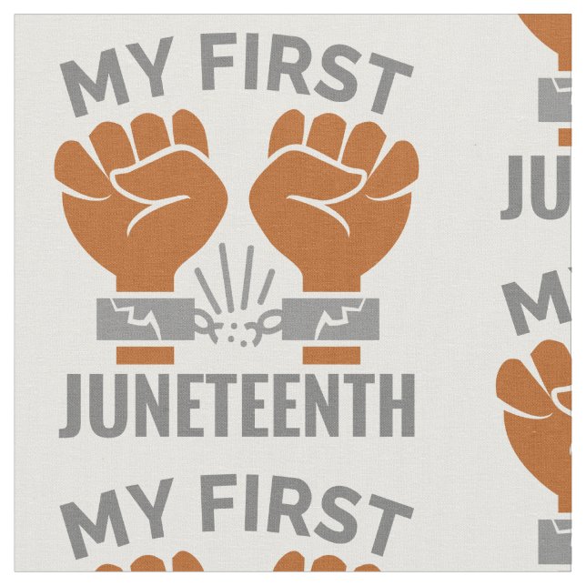 happy my first juneteenth tyg (Närbild)
