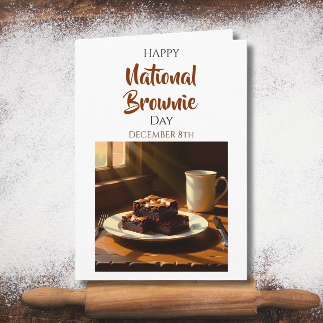 Happy National Brownie Day | Dec 8th Kort (Skapare uppladdad)