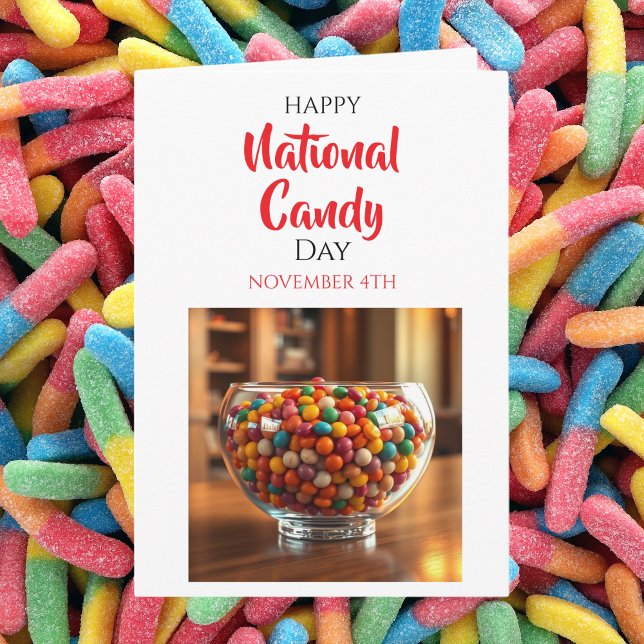 Happy National Candy Day | November 4th Kort (Skapare uppladdad)