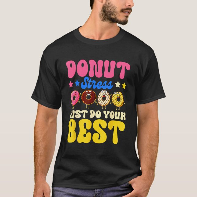 Happy National Donuts Day Funny Doughnut Day Chef  T Shirt (Framsida)