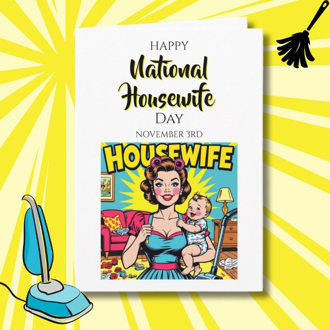 Happy National Housewife's day | November 3rd Kort (Skapare uppladdad)