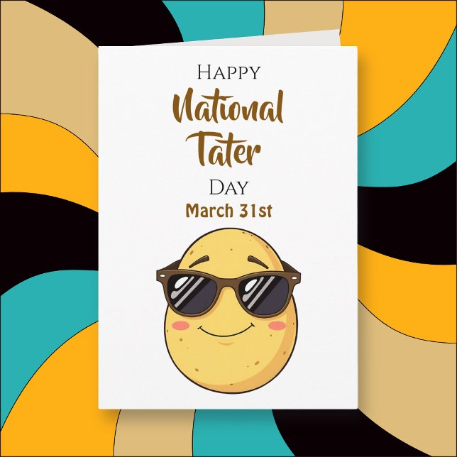 Happy National Tater Day - March 31st Kort (Skapare uppladdad)