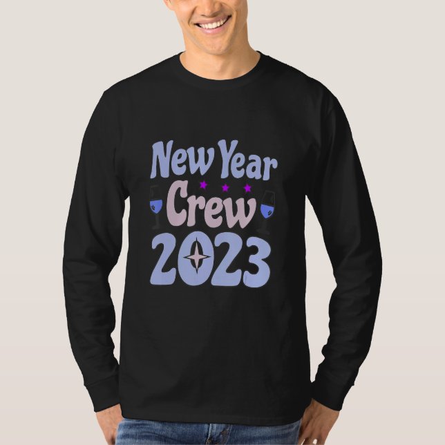 Happy New Year 2023 Matching Group New Year's Eve  T Shirt (Framsida)