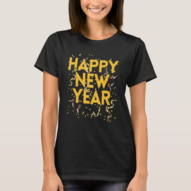 Happy New Year  2023 New Years Eve T Shirt (Framsida)