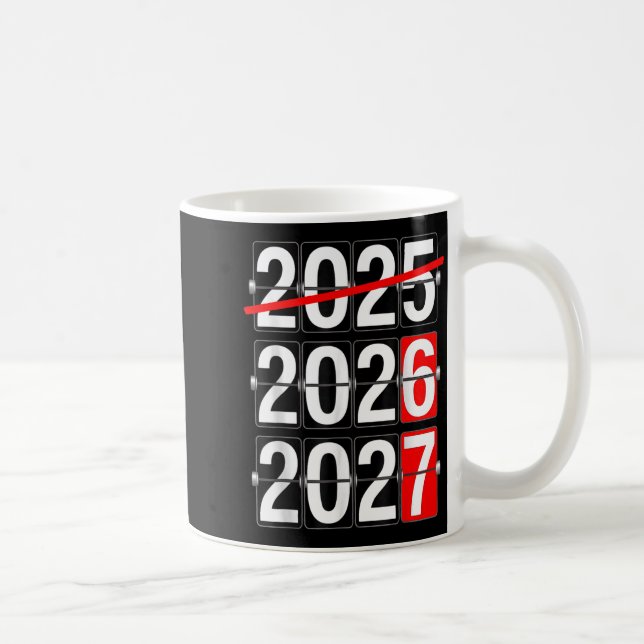 Happy New Year 2026 2027 67 Meme Six Seven Funny  Kaffemugg (Höger)