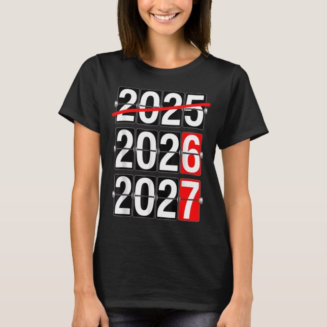 Happy New Year 2026 2027 67 Meme Six Seven Funny  T Shirt (Framsida)