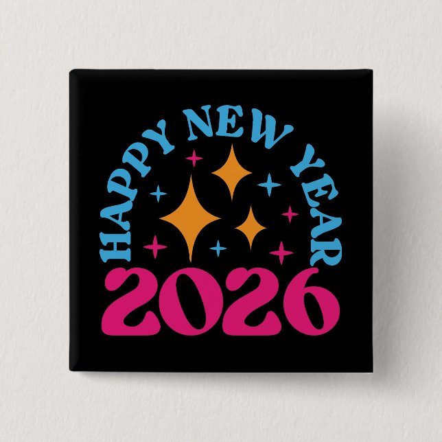 Happy New Year 2026-73950 Knapp (Framsida)
