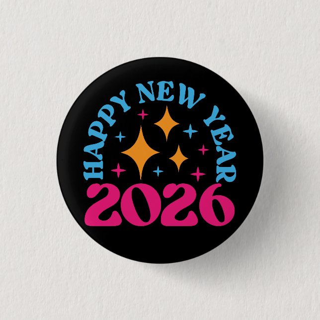 Happy New Year 2026-73950 Knapp (Framsida)