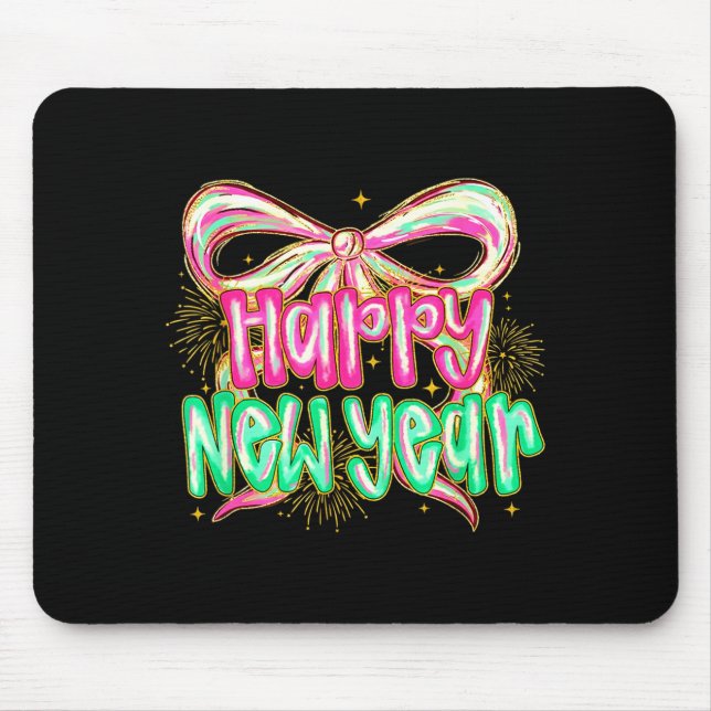 Happy New Year 2026 Brushstroke Coquette Firework  Musmatta (Framsidan)