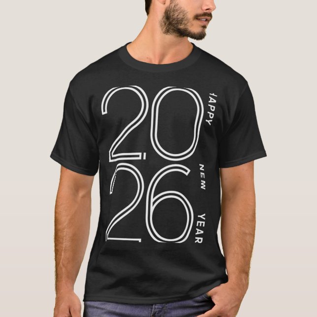 Happy New Year 2026 Celebration Eve Party Men Wome T Shirt (Framsida)