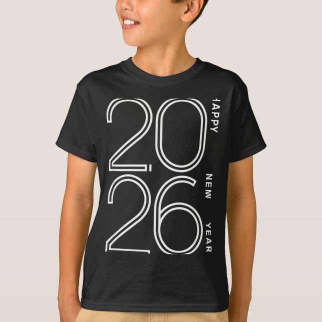 Happy New Year 2026 Celebration Eve Party Men Wome T Shirt (Framsida)