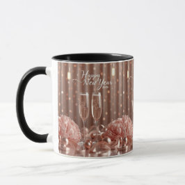 happy new year 2026 champagne lights mug mugg