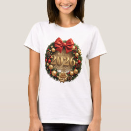 happy new year 2026 classic holiday  t shirt