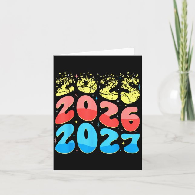 Happy New Year 2026 Coming Soon 2027 Funny 67 Meme Kort (Framsida)