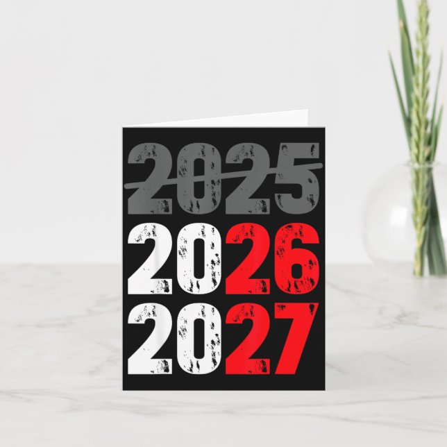 Happy New Year 2026 Coming Soon 2027 Funny 67 Meme Kort (Framsida)