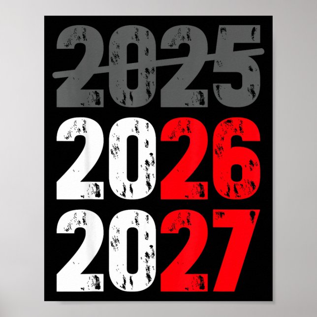Happy New Year 2026 Coming Soon 2027 Funny 67 Meme Poster (Framsidan)