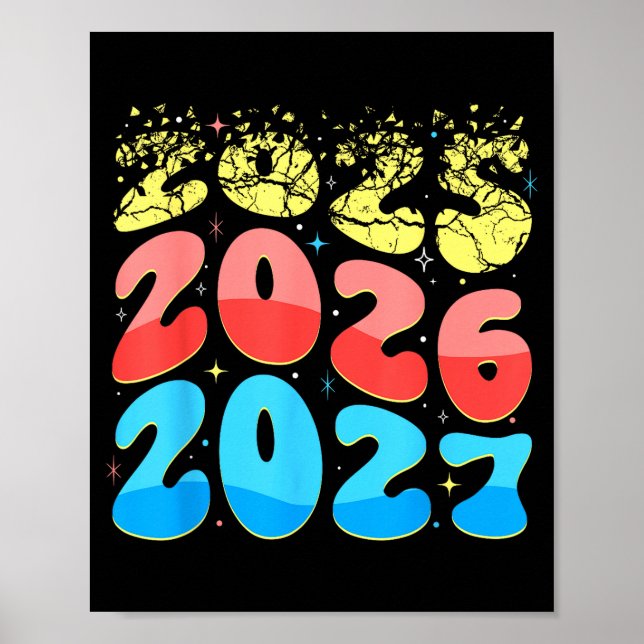 Happy New Year 2026 Coming Soon 2027 Funny 67 Meme Poster (Framsidan)