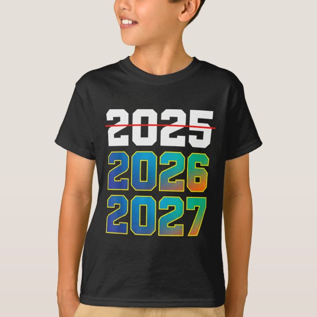Happy New Year 2026 Coming Soon 2027 Funny 67 Meme T Shirt (Framsida)