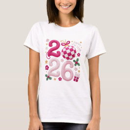 Happy New Year 2026, Crochet Yarn T Shirt