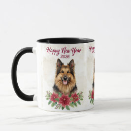 Happy New Year 2026 Dog Lover Mug Mugg