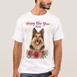 Happy New Year 2026 Dog Lover T Shirt