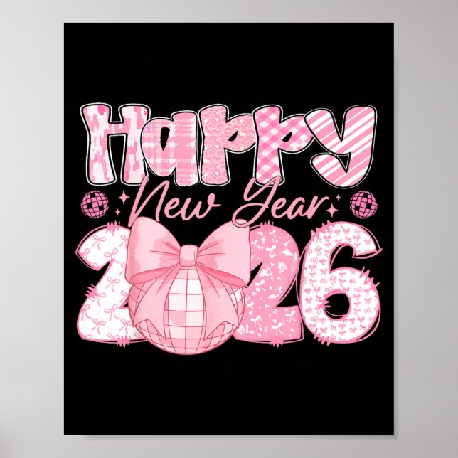 Happy New Year 2026 Eve Party Family Matching Men  Poster (Framsidan)