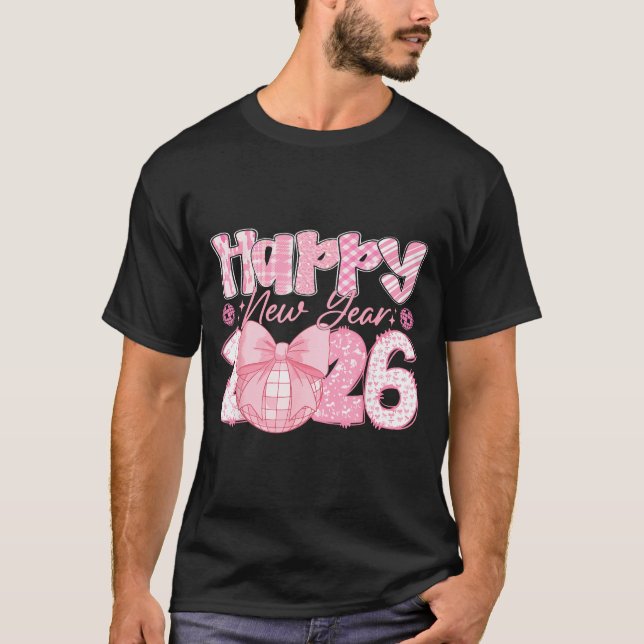 Happy New Year 2026 Eve Party Family Matching Men  T Shirt (Framsida)