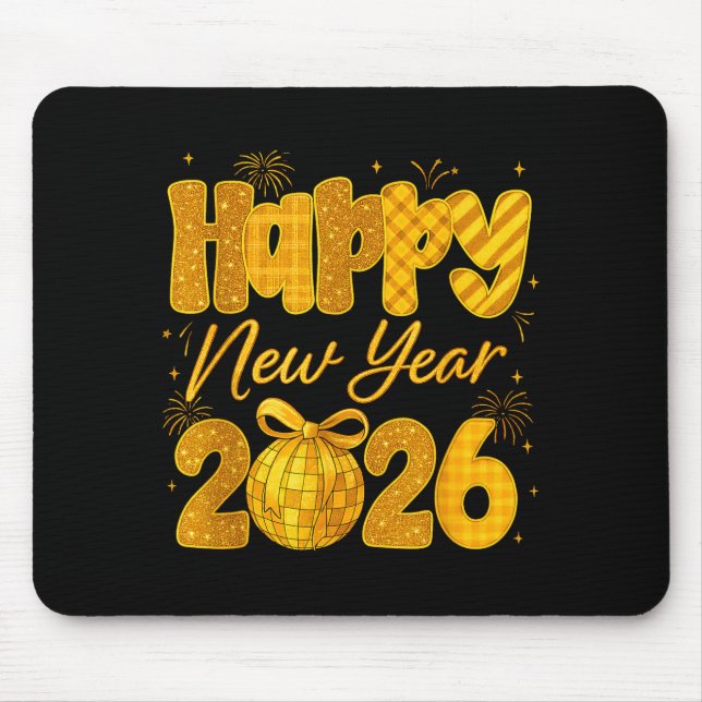 Happy New Year 2026 Eve Party Gold Family Matching Musmatta (Framsidan)