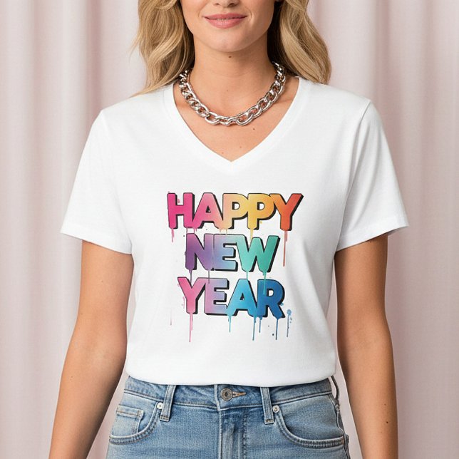 Happy New Year 2026 , festive winter , for women  T Shirt (Skapare uppladdad)