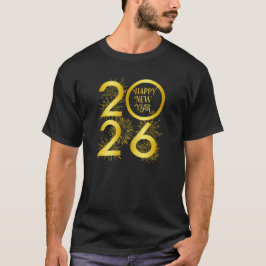 Happy New Year 2026 Fireworks Celebration T Shirt