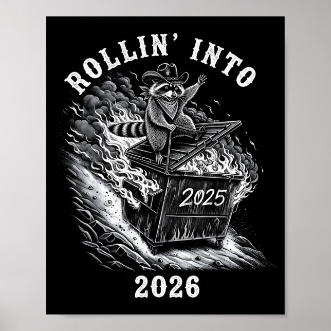 Happy New Year 2026 Goodbye 2025 Hello 2026 Family Poster (Framsidan)