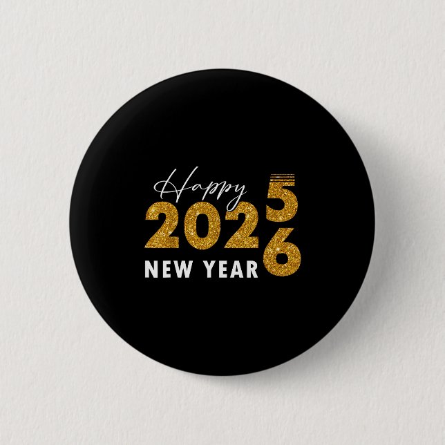 Happy New Year 2026 Goodbye 2025 Hello 2026  Knapp (Framsida)