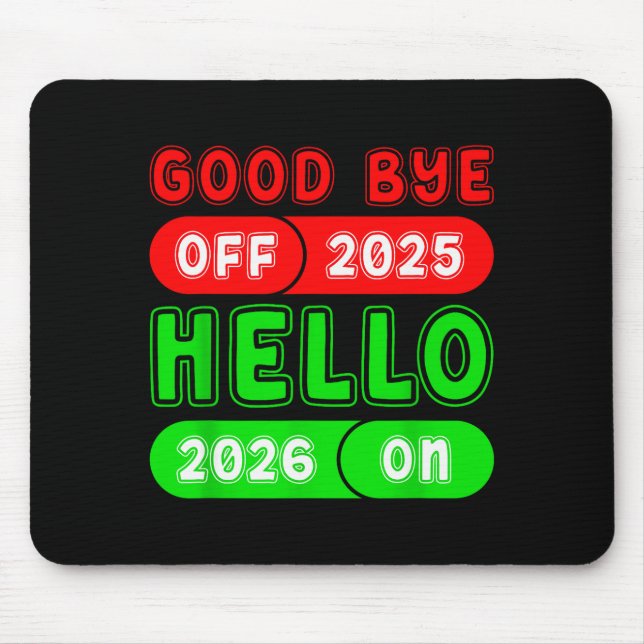 Happy New Year 2026 Goodbye 2025 Hello 2026 Matchi Musmatta (Framsidan)