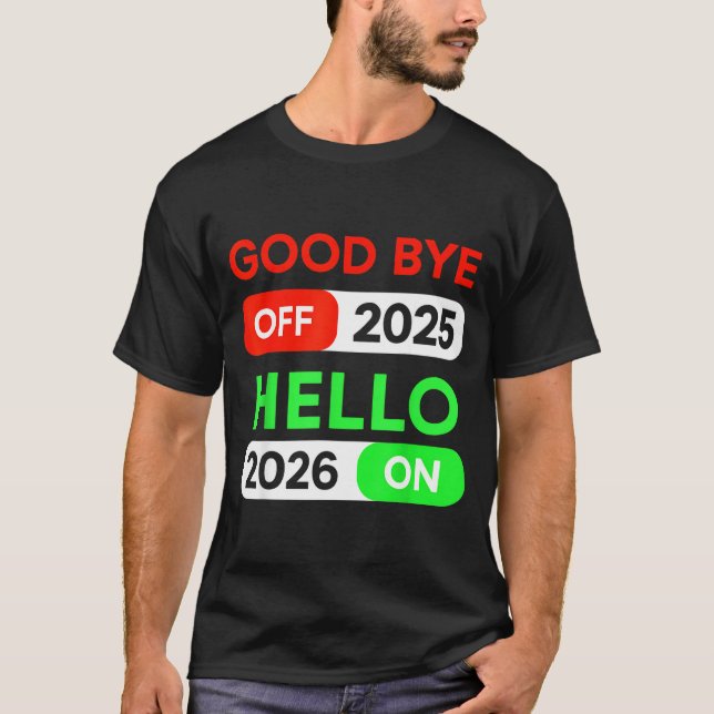 Happy New Year 2026 Goodbye 2025 Hello 2026 Women  T Shirt (Framsida)