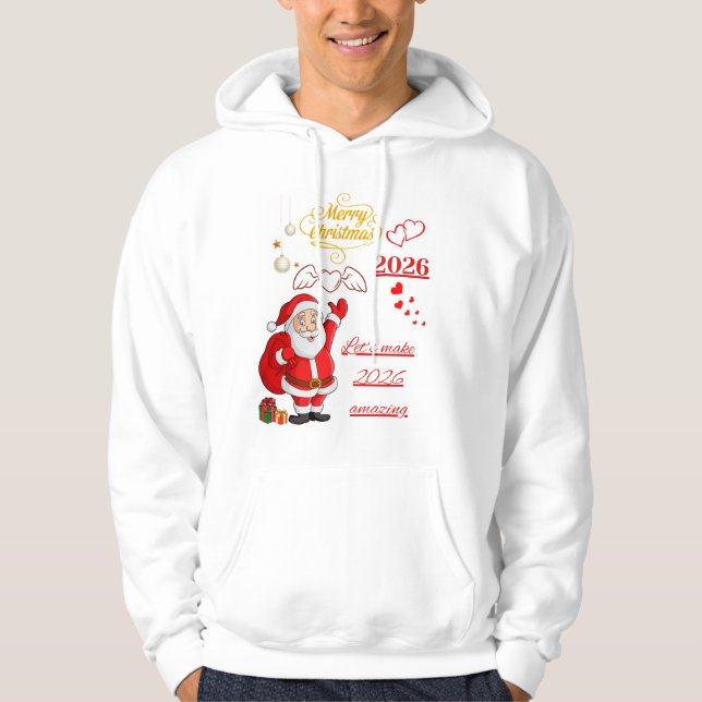 Happy New Year 2026 Hoodie (Framsida)