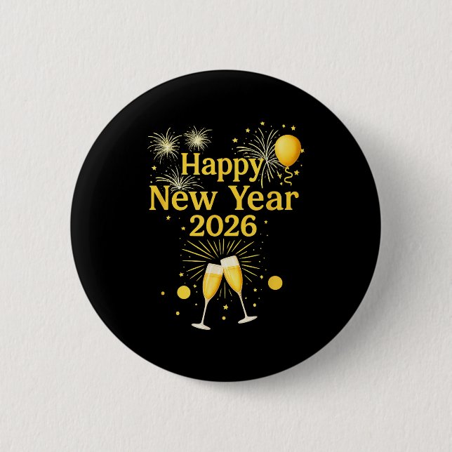 Happy New Year 2026  Knapp (Framsida)