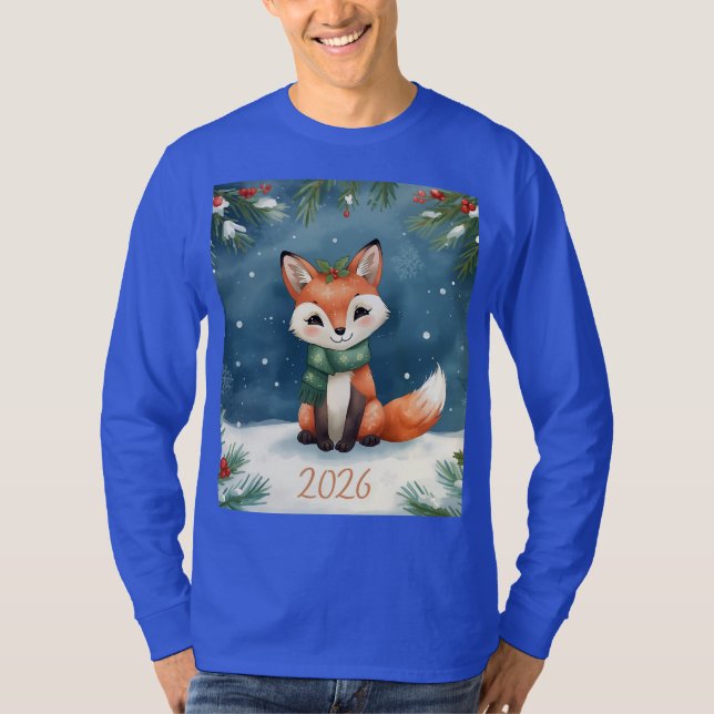 happy new year 2026 long sleeve shirt t shirt (Framsida)