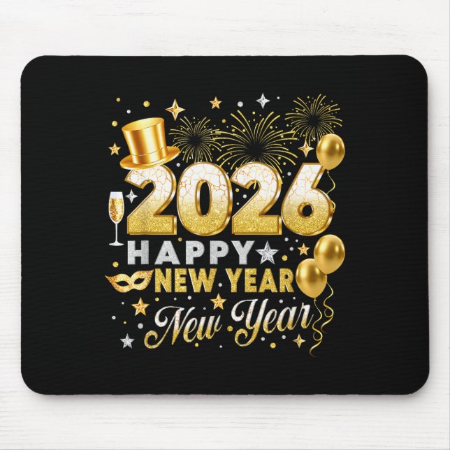 Happy New Year 2026 New Year Party Ballon Family M Musmatta (Framsidan)