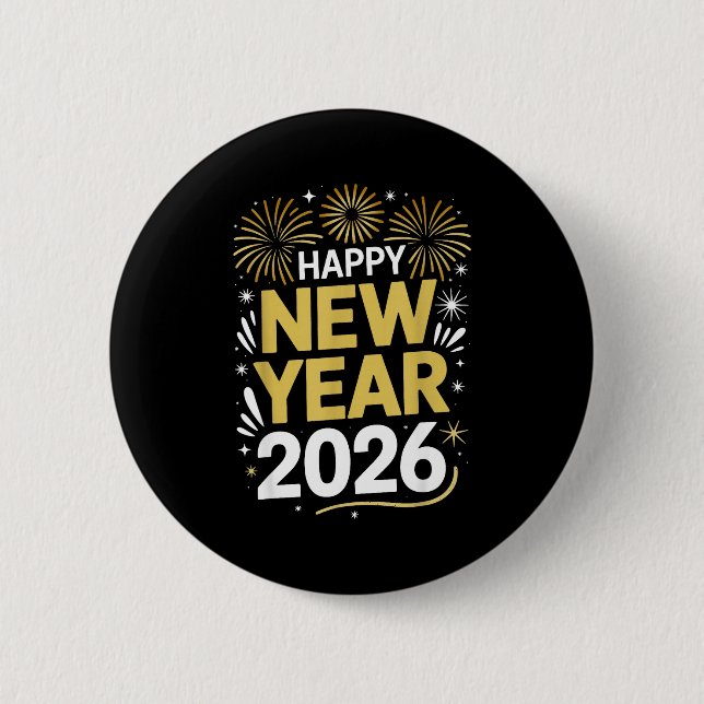 Happy New Year 2026 - New Year's Eve 2026  Knapp (Framsida)